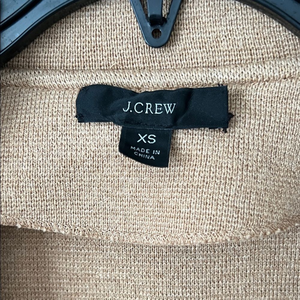 Like New! J.Crew Schoolboy Knit Sweater Blazer in Heather Acorn in Size XS - Picture 5 of 16